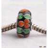 Material: silver plate & glass Size: (approx) 7.5mm*14mm Hole Diameter: (approx) 4.6mm Fit: all Euro