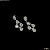 18K White Gold Rhodium Custom Made CZ Chandelier Earrings GY19E