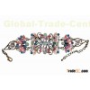 Glamorous Flower Shaped Chain Bracelets