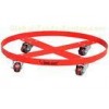 300KG Drum Transport Equipment With Four PU Swivel Casters , Barrel Dollies