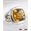 David Yurman inspired jewelry,Citrine Albion Split-Shank Ring