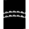 18K White Gold Rhodium Custom Made CZ Bracelet GY24-2B