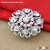 Hearts Flower Alloy Brooches