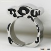 Fashion stainless steel bear jewelry stainless steel bear ring