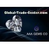 7 MM Enthusiastic Heart  White Moissanite , 4 Carat Moissanite