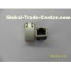 1.3INCH Tab Up RJ45 Single Port filter with led and EMI For 10/100/1000base-T/TX applications