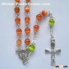 plain round cats eye prayer beads holy catholic rosary