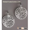 925 sterling silver jewelry,rose charm earrings,fashion jewelry