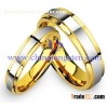 Tungsten Gold Ring