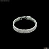 18K White Gold Rhodium Custom Made CZ Bracelet GY1-3B