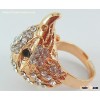 Fashion metal rings with diamond