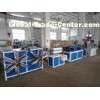 PE Single Wall Corrugated Pipe Extrusion Line , Plastic Extruder Machinery