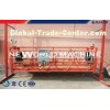 Red ZLP630 Suspended Working Platform 630kg 380v 50hz gondola for construction cradle