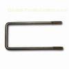 Square Bend High strength U Bolt, 302, 303, 304, 316 Stainless Steel U Bolts Zinc Plated