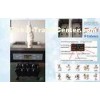 Stainless Steel Frozen Ice Cream Machine ,3 Flavors with Standby
