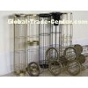 Organic Baghouse Bag Filter Cage with Silicion Coating / 4 inch 9 inch Ring