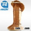 Women fashion boots with two-face sheepskin material