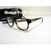 Chrome Hearts Eyeglasses / 2012 Louvin Cup-A Black Silver Tan Frames