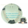 Precious three rows white fresh water jewelry pearl necklace