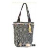 2016 Traditional Style Friendly Jacquard Fabric Shopping Tote Bag with Cotton Lining for Women