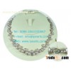 6-7mm purple side-drilled freshwater jewelry pearl necklace
