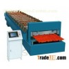 Custom Roof Panel Roll Forming Machine with Hydraulic Cutter 0 - 10m/min 11 Stations