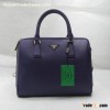 DESIGENR FASHION PRADA TOP Handbag With Purple Espom Leather