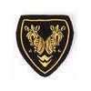 Round Shape Military Bullion Badges 3D Embossed Heat - Sealed Iron - On