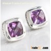 David Yurman 11mm Amethyst Albion Earrings