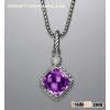 David Yurman Cushion-on-Point-Charm-Amethyst-11mm