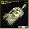 Hot Sale 2 inches 925 Sterling Silver Lab Diamond Pave Micro Jesus Piece Pendant