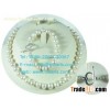 white potato shaped freshwater pearl necklace set