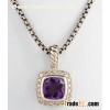 David Yurman 7mm Amethyst Petite Albion Necklace