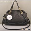 Fall winter 2013 Chloe Double Function Cowhide Leather Handbag Black 08199