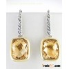 David Yurman CitrineNoblesseEarrings ,8x10mm plain earrings
