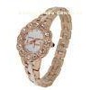 Elegant Womens Quartz Watches Fake Ceramic Bracelet Analog Watch