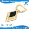 Classical rhombus shape with rhinestone decorative handbag hardware
