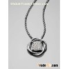 David Yurman 7mm Pave Diamond Infinity Necklace