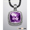 David Yurman 17mm Amethyst Moonlight Ice Enhancer