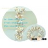 four rows 7-8mm multicolor rice freshwater pearl bracelet