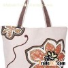 Colorful Embroider Fabric Tote