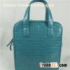 Croco Pu Laptop Bag