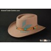 country wool felt grey cowboy hat for men