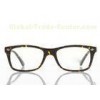 Unisex Polycarbonate Eyeglass Frames For Myopia Glasses , Clear And Black Plastic