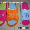 Low Price Coral Fleece Women Slipper Hand Made Shoe