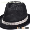 Custom Design Men's Fedora Hat with Printed Logo for Promotion