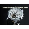 Elegant Man Tourbillon Automatic Watch With Roman Numeral Display