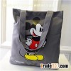 Silk Print Canvas Tote