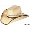 YRCB11012 straw hat, cowboy hat