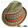 Straw Fedora Hat Men